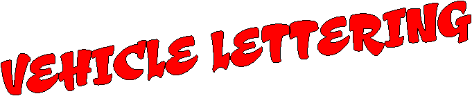 VEHICLE LETTERING